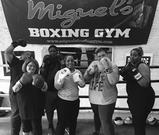Beat obesity boxing, South London